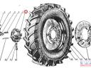 MTZ hátsókerék tőcsavar 22x1,5x 62