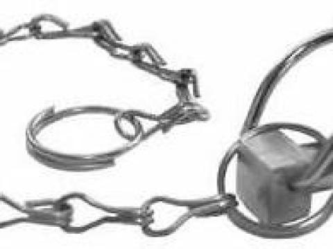 Félkörrugós csapszeg 12x50 lánccal Félkörrugós csapszeg 12x50 lánccal