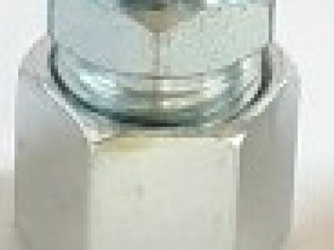 Csőtoldó idom 10 mm fém, közcsavar+hollander+vágógyűrű+csőpersely