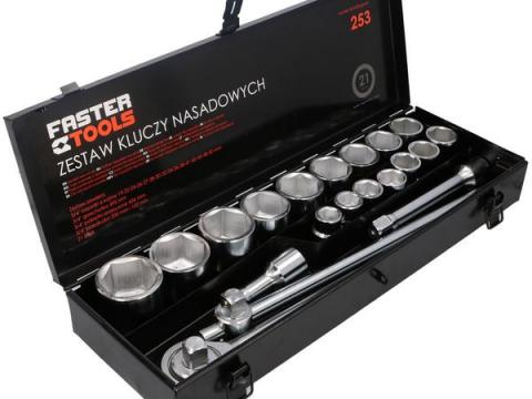 Dugókulcs készlet 3/4" 21 db-os (19-50) Dugókulcs készlet 3/4" 21 db-os (19-50)