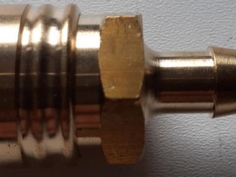 Gyorscsatlakozó hüvely DN-10 tömlővéges / LEVEGŐ / Gyorscsatlakozó hüvely DN-10 tömlővéges / LEVEGŐ /