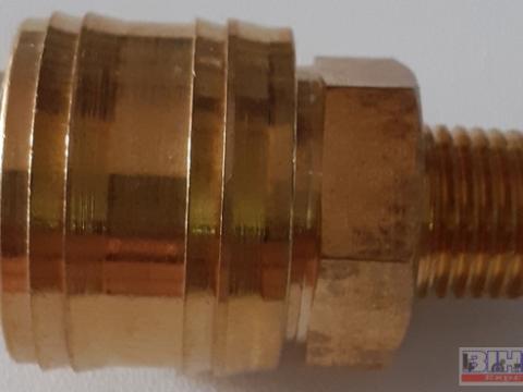 Gyorscsatlakozó hüvely 1/4" külső menetes / LEVEGŐ / Gyorscsatlakozó hüvely 1/4" külső menetes / LEVEGŐ /