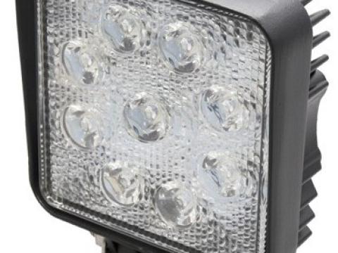 Munkalámpa LED 24W szögletes 9 LED Munkalámpa LED 24W szögletes 9 LED