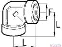 Könyök 3/8&quot; BB