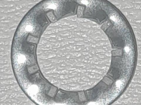 Alátét 6 fogazott horganyzott Alátét 6 fogazott horganyzott