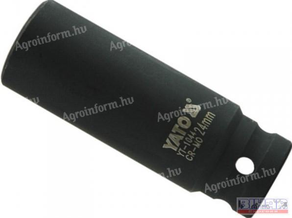 Dugókulcsfej 1/2" 24mm gépi hosszított Yato