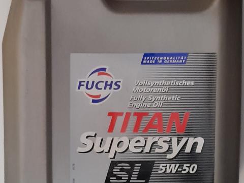 FUCHS TITAN SUPERSYN SL 5W-50; 5 liter FUCHS TITAN SUPERSYN SL 5W-50; 5 liter