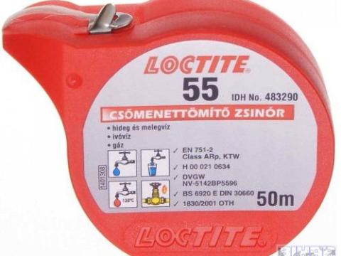 Loctite 55 csőmenettömítő zsinór 50 méter Loctite 55 csőmenettömítő zsinór 50 méter