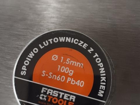 Forrasztó ón 1,5 mm (100g) Forrasztó ón 1,5 mm (100g)