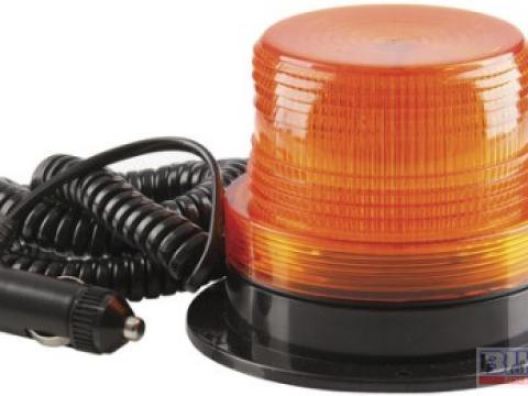 Villogó sárga 12V/24V mágneses talppal Villogó sárga 12V/24V mágneses talppal