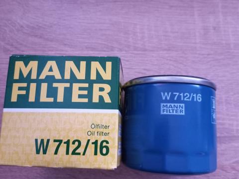 Olajszűrő W- 712/16 Mann-Filter