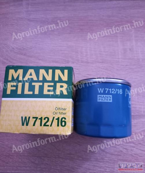Olajszűrő W- 712/16 Mann-Filter
