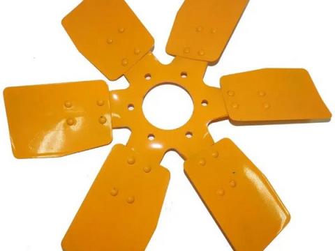 MTZ ventilátor lapát fém, 6 lapátos MTZ ventilátor lapát fém, 6 lapátos