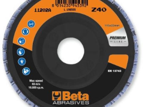 Csiszoló korong lamellás 115 P40 Beta Csiszoló korong lamellás 115 P40 Beta