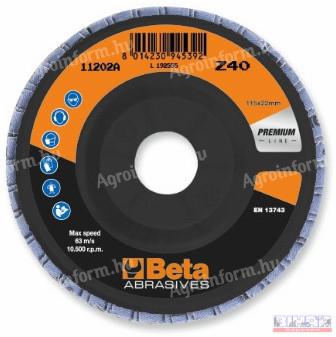 Csiszoló korong lamellás 115 P40 Beta