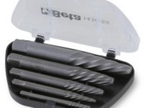 Törtcsavar kiszedő 5 db-os Beta Törtcsavar kiszedő 5 db-os Beta