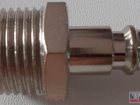 Gyorscsatlakozó dugó 1/4" külső menetes / LEVEGŐ / Gyorscsatlakozó dugó 1/4" külső menetes / LEVEGŐ /