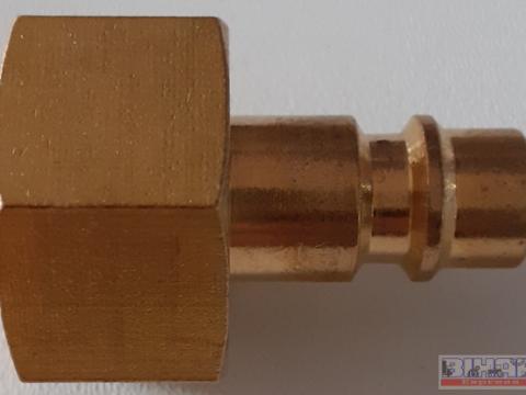 Gyorscsatlakozó dugó 1/4" belső menetes / LEVEGŐ /  Gyorscsatlakozó dugó 1/4" belső menetes / LEVEGŐ /