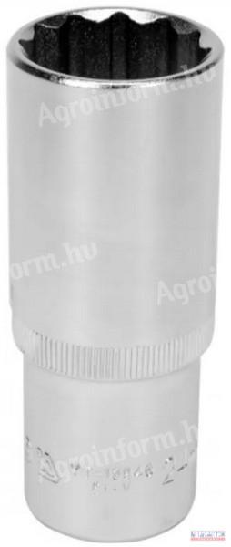 Dugókulcsfej 1/2" 30mm 12 lapú hosszított Yato