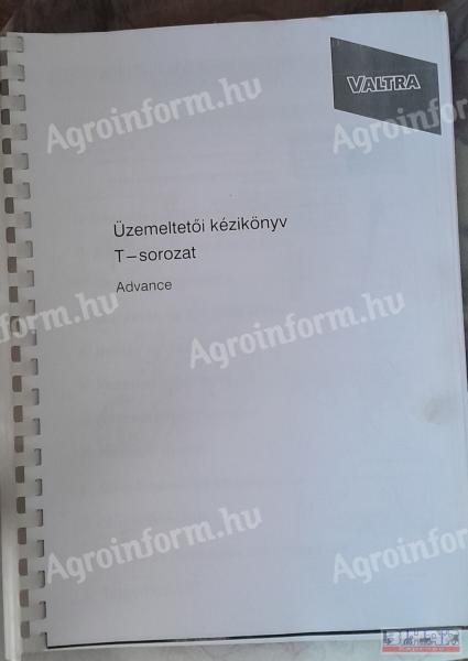 VALTRA traktor Üzemeltetői kézikönyv T1 sorozat