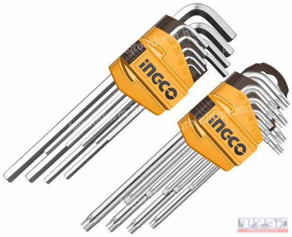 Imbuszkulcs készlet Torx 18 részes (T10-T50) 