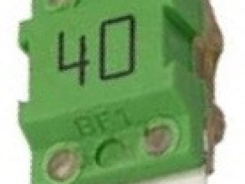 Biztosíték TESLA MIDI lemezes 40A zöld Biztosíték TESLA MIDI lemezes 40A zöld