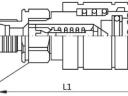 Gyorscsatlakozó M14x1,5 hüvely 