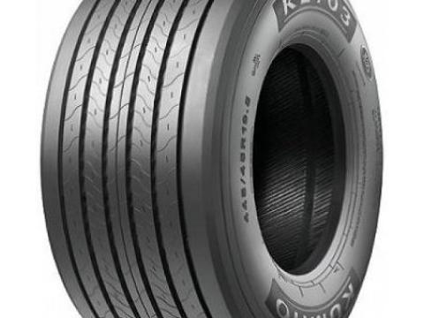 445/45R19.5 Kumho KLT03 160 J 3PMSF M+S Pótkocsi 445/45R19.5 Kumho KLT03 160 J 3PMSF M+S Pótkocsi