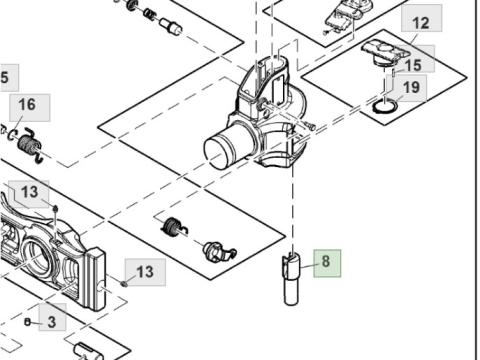 John Deere vonófej csap 31mm L205566