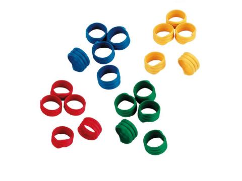 Jelzőgyűrű baromfik számára, műanyag, 16mm, spirál Jelzőgyűrű baromfik számára, műanyag, 16mm, spirál