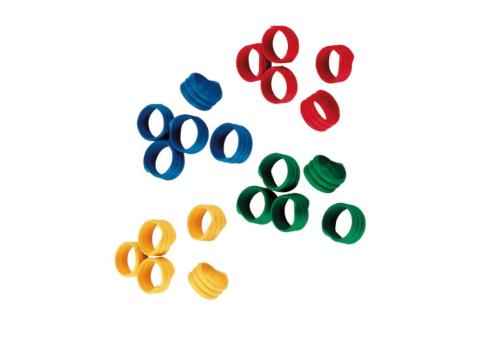 Jelzőgyűrű baromfik számára, műanyag, 12mm, spirál Jelzőgyűrű baromfik számára, műanyag, 12mm, spirál