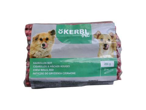 Kerbl piros rágórúd szalámis 25db 200g Kerbl piros rágórúd szalámis 25db 200g