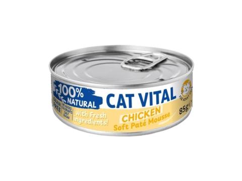 Cat Vital konzerv mousse csirkével felnőtt macskáknak 85g