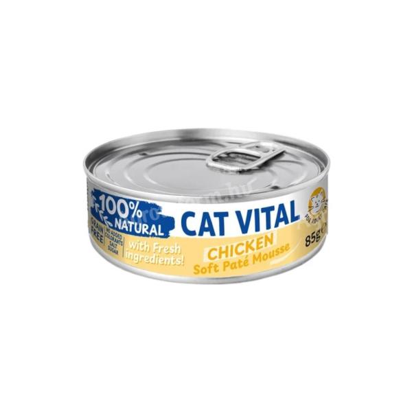 Cat Vital konzerv mousse csirkével felnőtt macskáknak 85g
