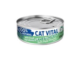 Cat Vital konzerv mousse báránnyal és csirkével felnőtt macskáknak 85g