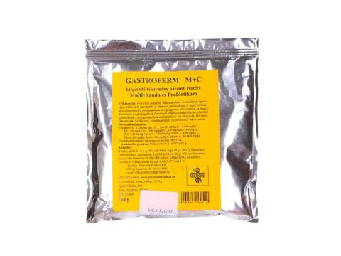 Gastroferm M+C multivitamin és probiotikum baromfi részére 100gr Gastroferm M+C multivitamin és probiotikum baromfi részére 100gr