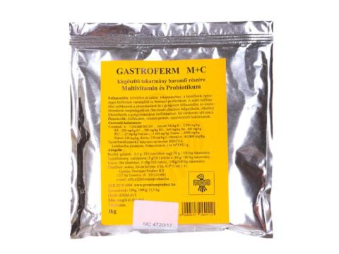 Gastroferm M+C multivitamin és probiotikum baromfi részére 1kg Gastroferm M+C multivitamin és probiotikum baromfi részére 1kg