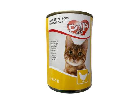 DollyCat csirkés ízű konzerv cicák számára 415g DollyCat csirkés ízű konzerv cicák számára 415g