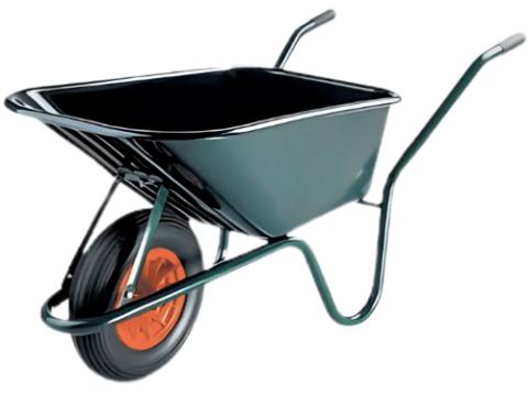 Limex talicska ,100L, műanyag puttonnyal, pumpálható kerékkel