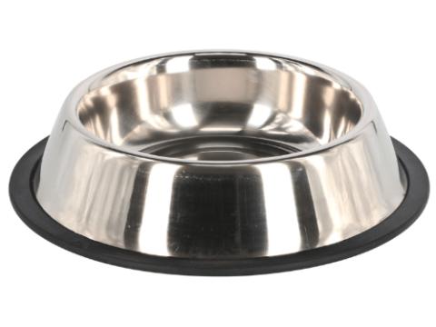 Rozsdamentes acél tálak kutyáknak - 850ml , csúszásgátlóval Rozsdamentes acél tálak kutyáknak - 850ml , csúszásgátlóval