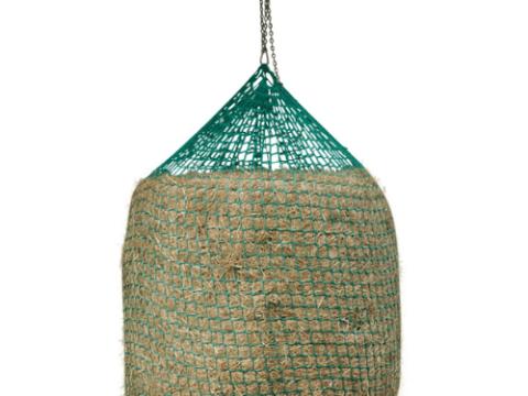 Felakasztható szénaháló hengerbálához - 125 x 160