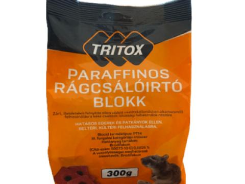 Tritox paraffinos rágcsálóirtó 300 gr Tritox paraffinos rágcsálóirtó 300 gr