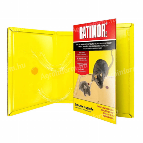 Ratimor plus ragasztós egér és patkányfogó lap