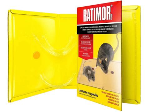 Ratimor plus ragasztós egér és patkányfogó lap Ratimor plus ragasztós egér és patkányfogó lap