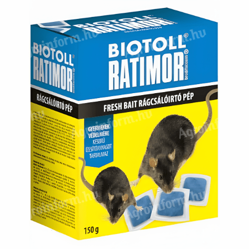 Ratimor rágcsálóirtó pép dobozban  150 g