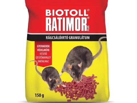 Biotoll Ratimor plus rágcsálóirtó pellet 150 g Biotoll Ratimor plus rágcsálóirtó pellet 150 g