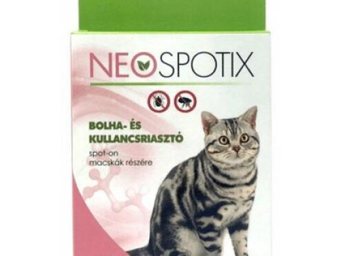 Neospotix bolha- és kullancsriasztó spot on macskáknak 1 ml Neospotix bolha- és kullancsriasztó spot on macskáknak 1 ml