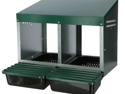 Műanyag tojófészek, 2 férőhelyes