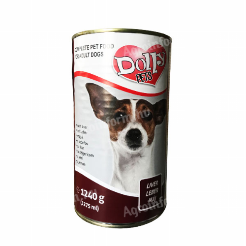 Dolly Dog Konzerv 1240 gr több ízben - Májas
