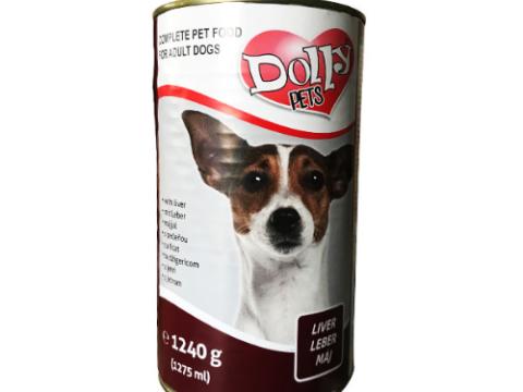 Dolly Dog Konzerv 1240 gr több ízben - Májas